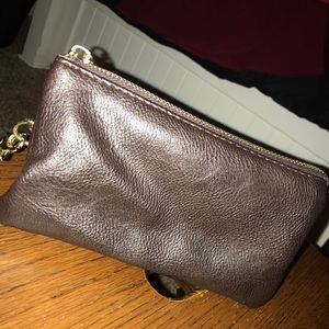 brown leather wallet